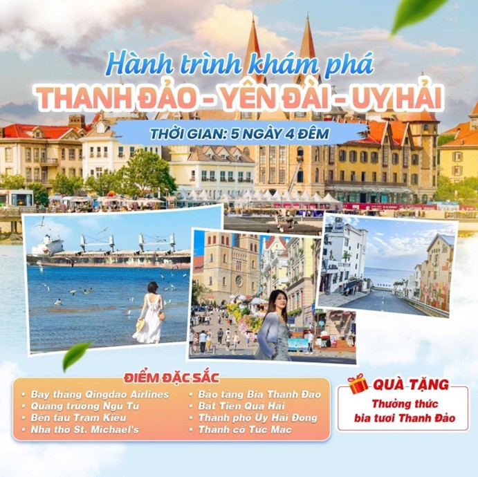 THANH ĐẢO - YÊN ĐÀI - UY HẢI 5N4D 