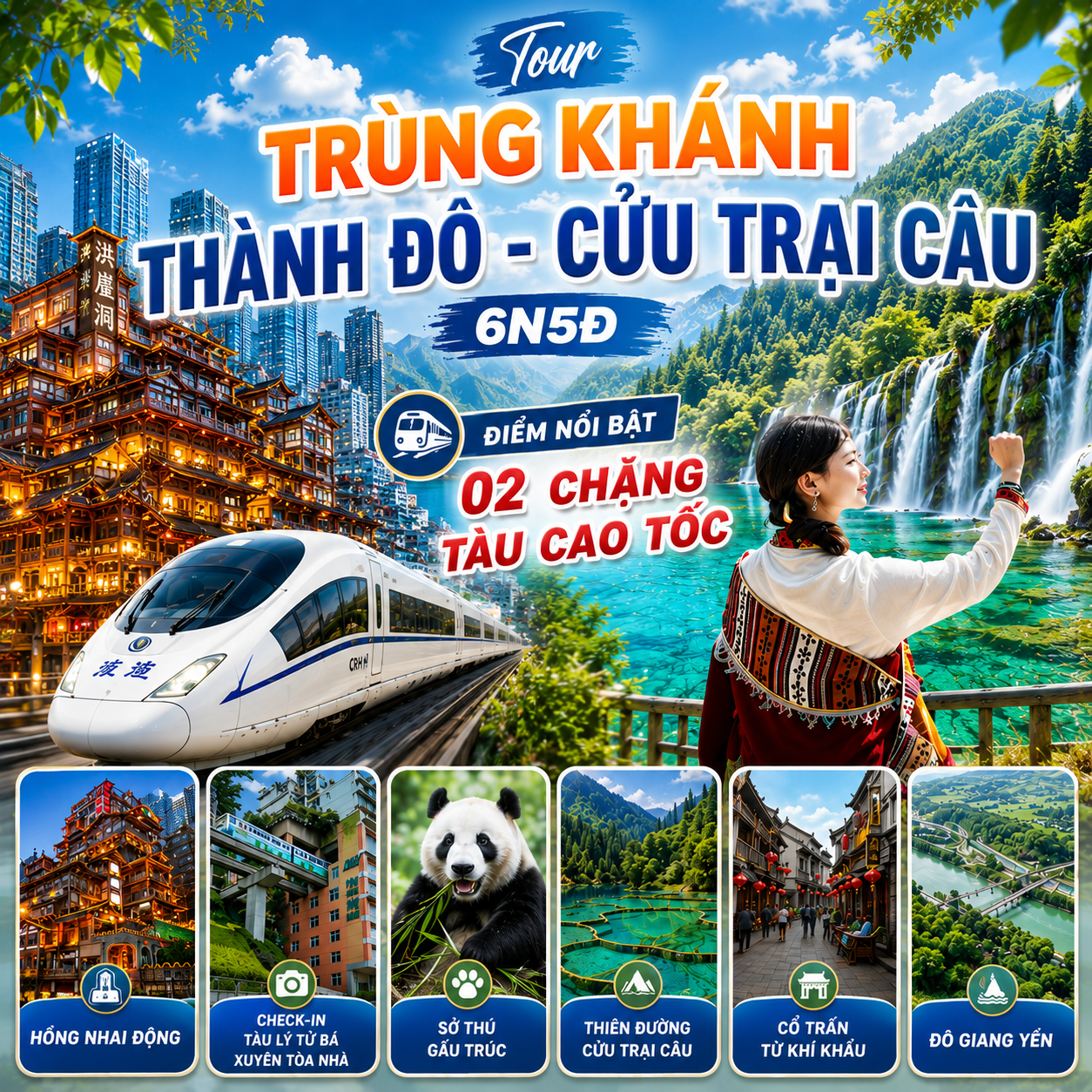 THÀNH ĐÔ - TRÙNG KHÁNH - CỬU TRẠI CÂU 6N5Đ 