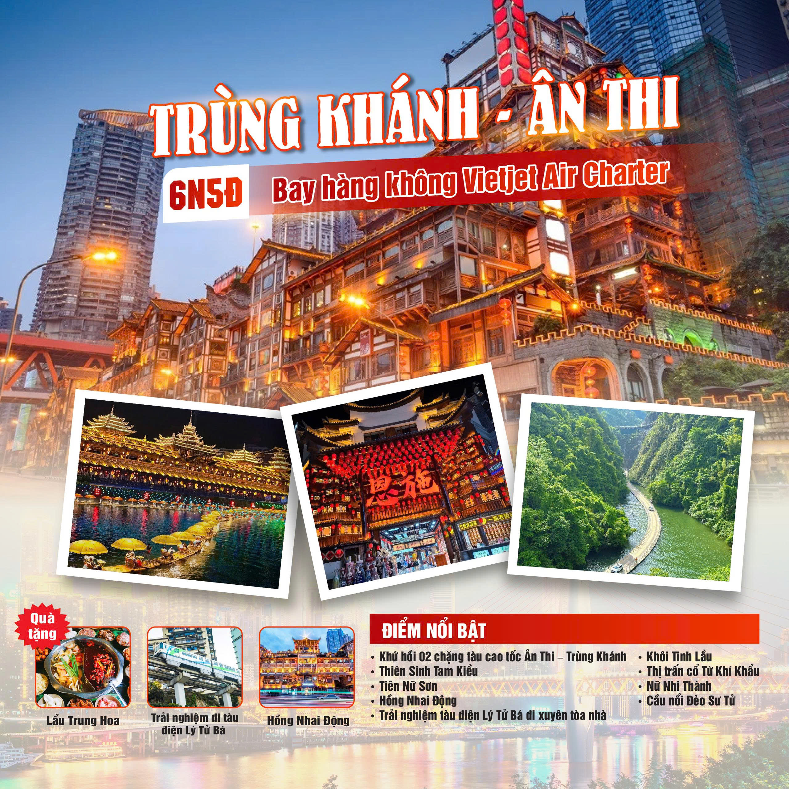 TRÙNG KHÁNH - VŨ LONG - ÂN THI 6N5Đ