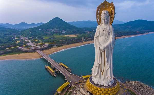 TAM Á - HẢI HOA ĐẢO - PHẬT GIÁO NAM SƠN THIÊN NHAI HẢI GIÁC - BÃI BIỂN ĐẠI ĐÔNG HẢI Du Lịch Miền Tây-1